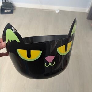 Black Cat Face Pet Bowl